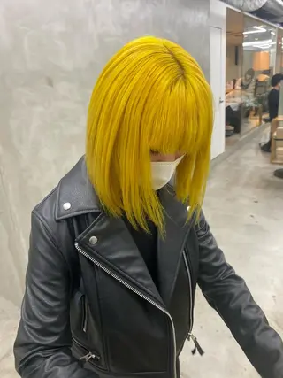 ミディアム カラー yiye 青山所属・無料カットモデル募集 🌱ひょうがのヘアスタイル