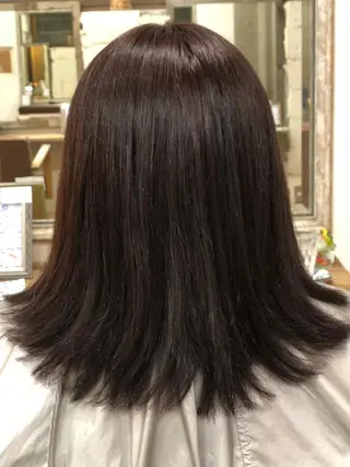 ミディアム カラー 桐原 竜也のヘアスタイル