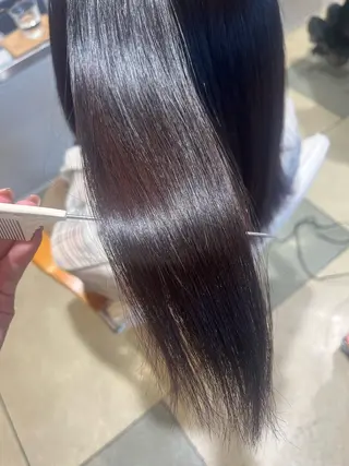 セミロング カラー ベージュカラー⌇﻿ くびれヘア.𐙚心音のヘアスタイル