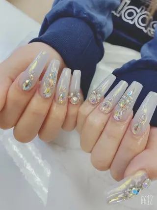 ロング JNA認定講師🌸 RIEのネイルデザイン