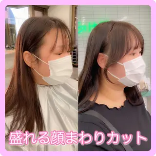 セミロング 推しヘア🎀 NATSUNEのヘアスタイル