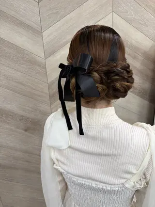 ロング ヘアアレンジ SHANTi 飯塚 ヘアセット/髪質改善のヘアスタイル