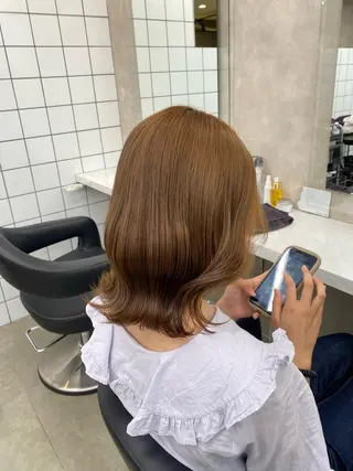 ミディアム カラー ダブルカラー/ 横浜/JURIのヘアスタイル