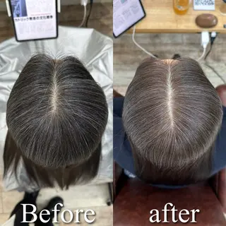 ロング カラー 髪質改善専門店 Adele 青山所属・白髪ぼかし/レイヤー 青山/ヒロキのヘアスタイル