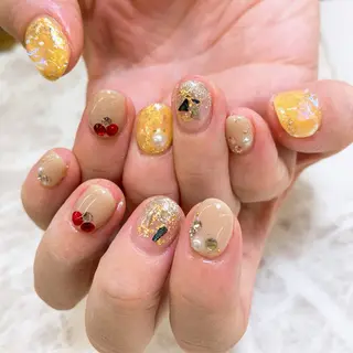 ネイル ⭐︎休業中の練習⭐︎ JNA認定講師髙橋のネイルデザイン