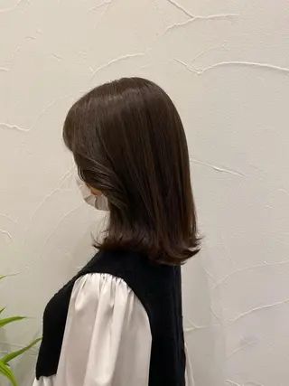 ミディアム カラー Ash中目黒店 榊間茜のヘアスタイル