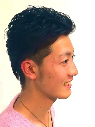 ショート パーマ メンズ 大木 拓瑞のヘアスタイル