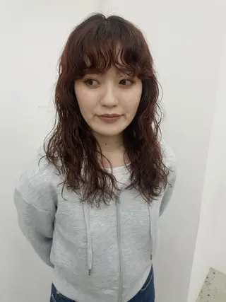 ロング muku所属・ボブ/パーマ /muku サリのヘアスタイル