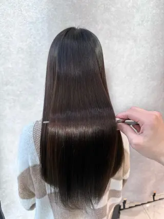 ロング 🔸縮毛矯正/髪質 改善カラー石崎🔸のヘアスタイル