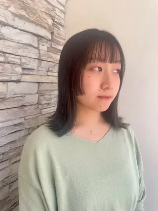 ミディアム 🍒顔周り/レイヤー /韓国風/アリサ🍒のヘアスタイル