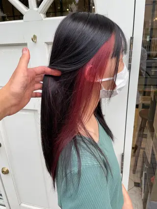 ロング レイヤー/韓国ヘア 縮毛矯正🫧鈴木颯のヘアスタイル