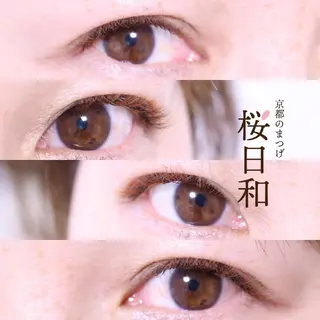 マツエク・マツパ 京都のまつげ桜日和 小島美桜のマツエク・マツパデザイン