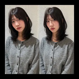 ミディアム カラー mai / linoah˚✧のヘアスタイル