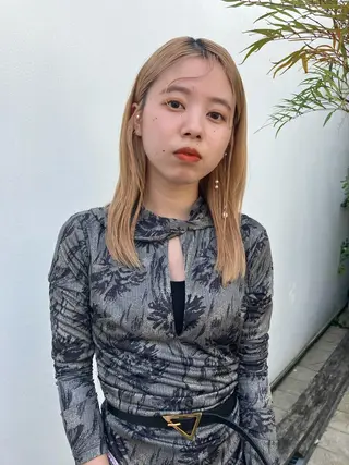 ロング 似合わせカットカラー 👩MINAのヘアスタイル