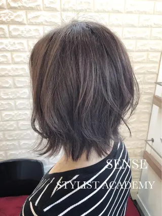 ミディアム SENSEスタイリストアカデミー守谷校所属・サロンアカデミー 増渕　規泰のヘアスタイル