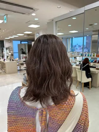 カラー 💜暖色系カラー/ ブリーチカラー💜のヘアスタイル