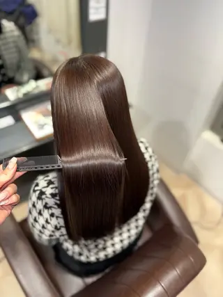 ロング リピート90%超/縮 毛矯正/髪質改善井口のヘアスタイル