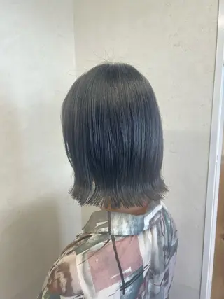 ミディアム ボブ/透明感カラー /さちかのヘアスタイル