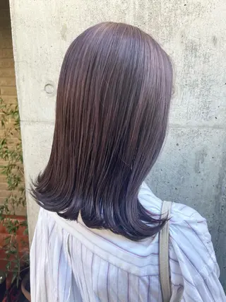 ミディアム カラー Lamana所属・透明感カラー/ 加瀬たまものヘアスタイル