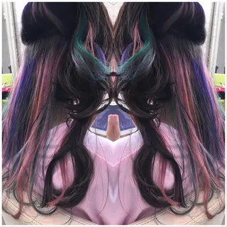 ロング カラー ヘアアレンジ Kimura Shinyaのヘアスタイル