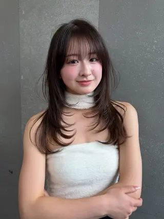 ロング 久米 春輝のヘアスタイル