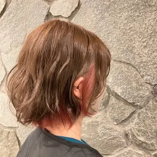 ショート カラー ✨髪質改善カラー✨ 赤味除去カラー／理久のヘアスタイル
