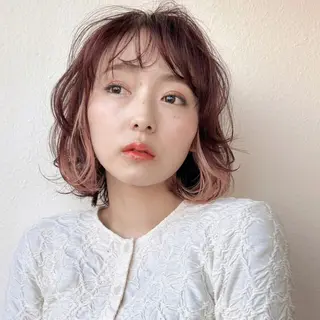 ミディアム 透明感カラー✨ よしの じろうのヘアスタイル