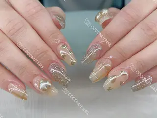 ネイル 神田 ココナッツのネイルデザイン