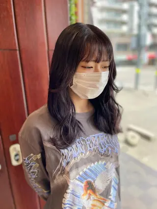 ロング カラー 🇰🇷韓国ヘア 🇰🇷ナミユウのヘアスタイル