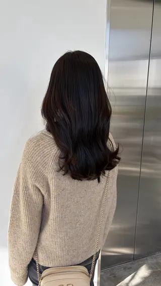 セミロング カラー sopi  by invitation所属・ここね/透明感 カラー/ナチュラルのヘアスタイル
