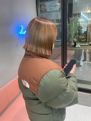 ショート Misaki /ボブ/縮毛矯正のヘアスタイル