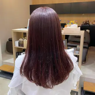 ロング カラー fumi🪞血色感 アップ艶カラーのヘアスタイル