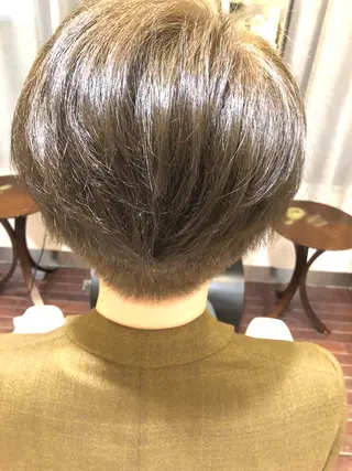 ショート カラー メンズ こすげひろと カラー講師のヘアスタイル