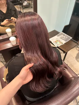 ロング カラー 坂本奈都美 🎀のヘアスタイル
