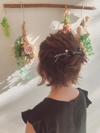 ヘアアレンジ 西 めぐみのヘアスタイル