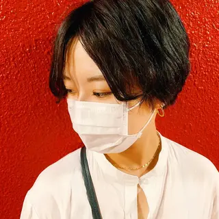 ショート カラー CODE.LINE所属・中川 竜誠のヘアスタイル