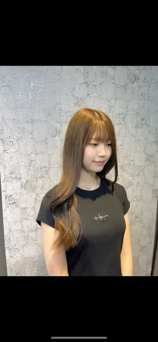 カラー 髪質改善韓国レイヤー /カラー/miyuのヘアスタイル