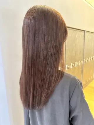 ロング 中村 日奈深のヘアスタイル