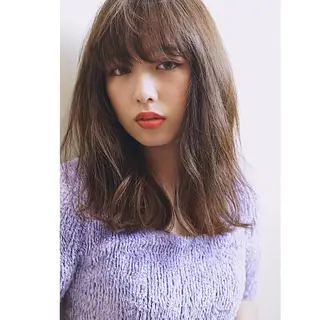 ミディアム ✨艶ブリーチカラー ✨四ノ宮裕己のヘアスタイル