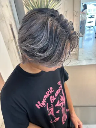 ミディアム rina／ベージュ ワンホン/韓国ヘアのヘアスタイル