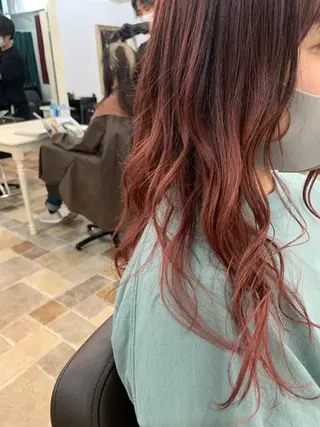 ミディアム カラー アンフィーヘアー所属・amphihair 高橋祐也のヘアスタイル