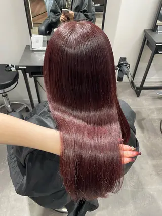 ロング カラー 🎀暖色/ラベンダー /paru🤍のヘアスタイル