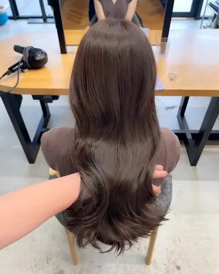 ミディアム カラー ✨髪質改善 縮毛矯正 艶髪 立川 コウキ✨のヘアスタイル