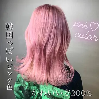 カラー 透明感カラー×小 顔レイヤー♡ヒデさんのヘアスタイル