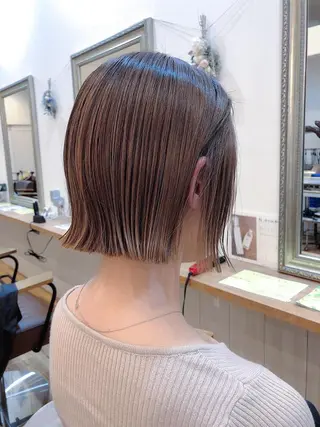 ショート 泉中央🦋韓国っぽ 艶髪&トレンドヘアのヘアスタイル