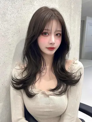 ロング 🫧 ちなつ🫧のヘアスタイル