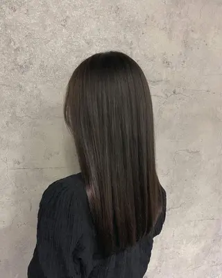 ロング カラー 唐澤 千尋のヘアスタイル