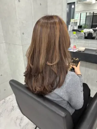 ロング カラー Endearing所属・Endearing 北澤那未🌟銀座のヘアスタイル