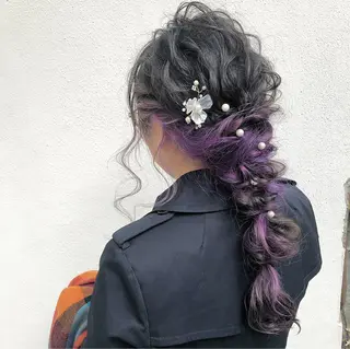 セミロング ヘアアレンジ SALOWIN三軒茶屋店所属・髪質改善/艶髪 やまなかのヘアスタイル