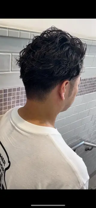 ショート カラー パーマ 福見 美保のヘアスタイル